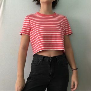 Lands’ End | Striped crop top